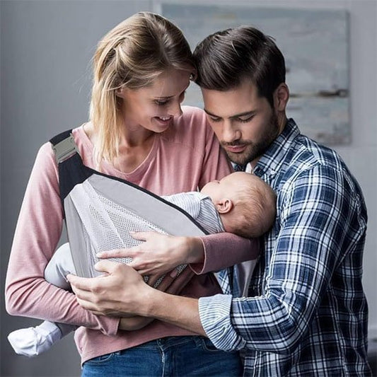 ECHARPE DE PORTAGE GRIS BABYLUXE