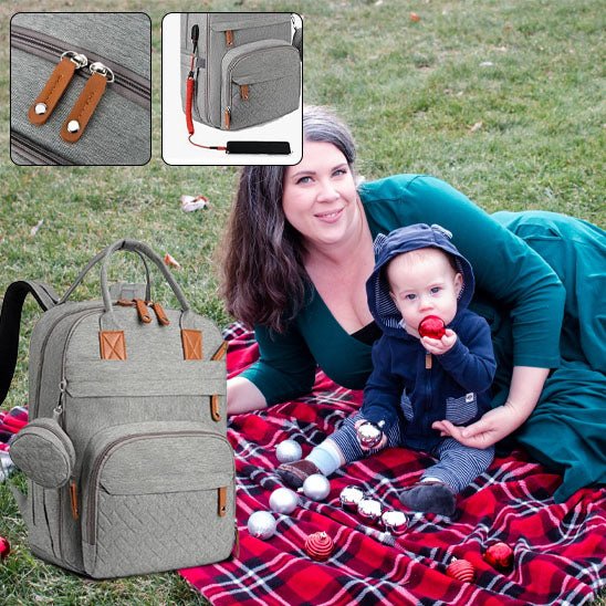 SAC À DOS À LANGER - LUXURY™ - Tout Bébé